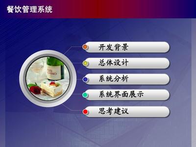 餐饮管理系统